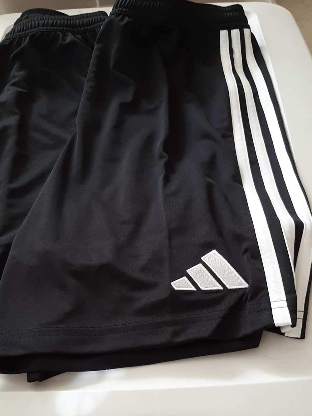 adidas NWT Black Shorts with White Accents